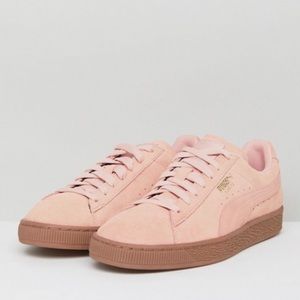 Puma suede beige shoes